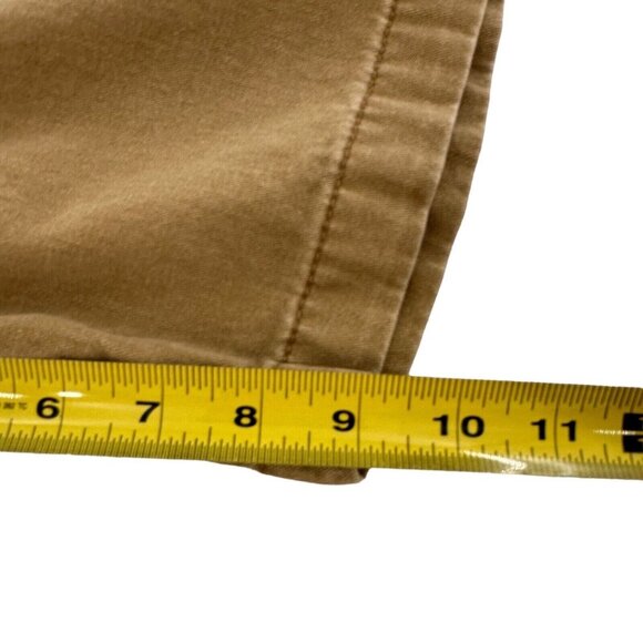 Faded Glory Mens Khaki Casual Cotton Shorts Size 28 chino summer Preppy Beige - Picture 7 of 9